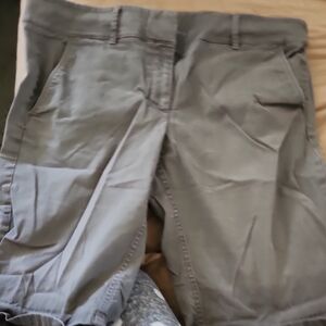 LOFT Women's Charcoal Gray Bermudas